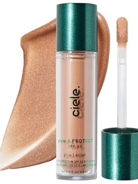 Ciele glow & PROTECT SPF 50+ liquid highlighter Penny